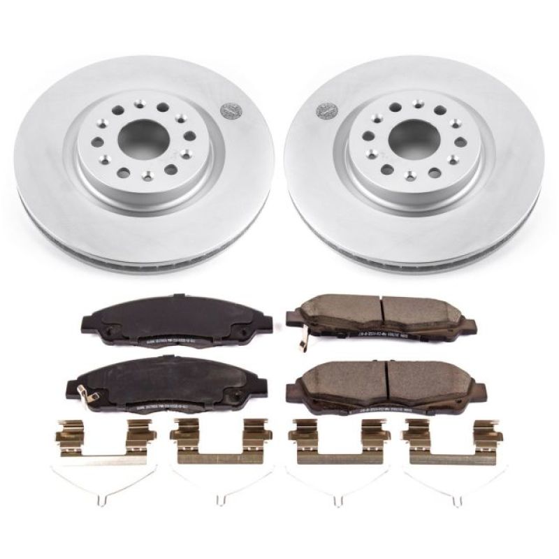 PowerStop Power Stop 17-18 Cadillac XT5 Front Z17 Evolution Geomet Coated Brake Kit