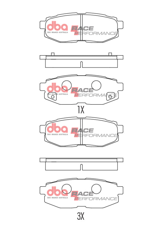 DBA 2012+ Subaru BRZ / 2012+ Toyota 86/GR 86 Rear RP Performance Brake Pads