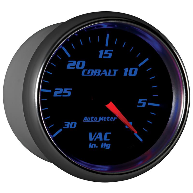 Autometer Cobalt 2-5/8in. / 0-30 IN HG / Mechanical Vacuum Gauge