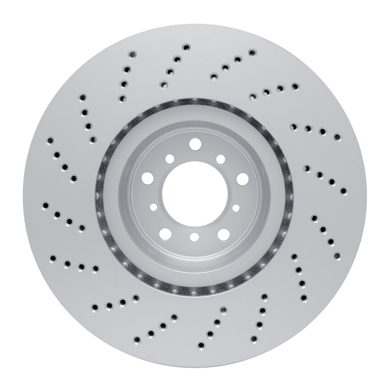 DFC 06-10 BMW M6 Right Front Drilled GeoSPEC Coated Rotor