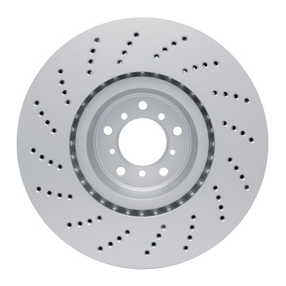 DFC 06-10 BMW M6 Right Front Drilled GeoSPEC Coated Rotor