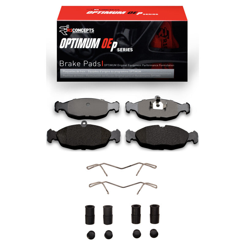 R1 Concepts R1 95-99 Chevrolet TIGRA (Mexico) Front/Rear Optimum OE Pads & Hardware Kit