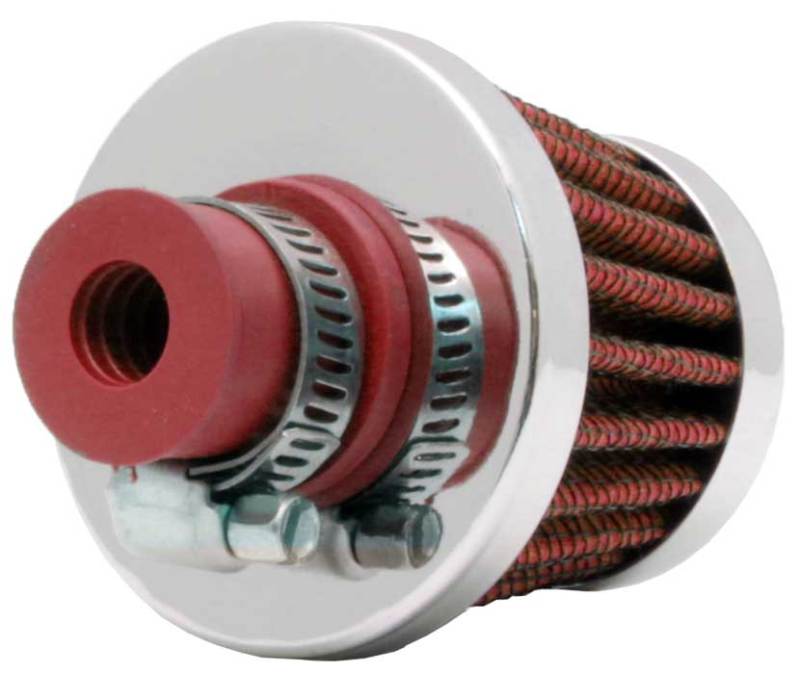 K&N Engineering K&N 2in Base OD x .375in Flange ID x 1.75in H Rubber Base Crankcase Vent Filter