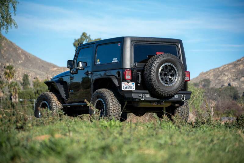 DV8 Offroad 07-18 Jeep Warngler JK Full-Width Rear Bumper