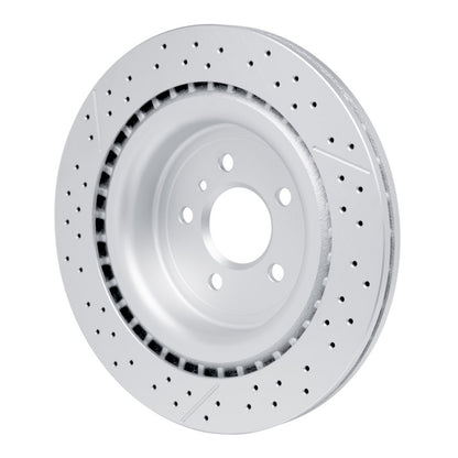 DFC 12-19 Mercedes-Benz GLS63 AMG Rear Drilled GeoSPEC Coated Rotor and Slotted