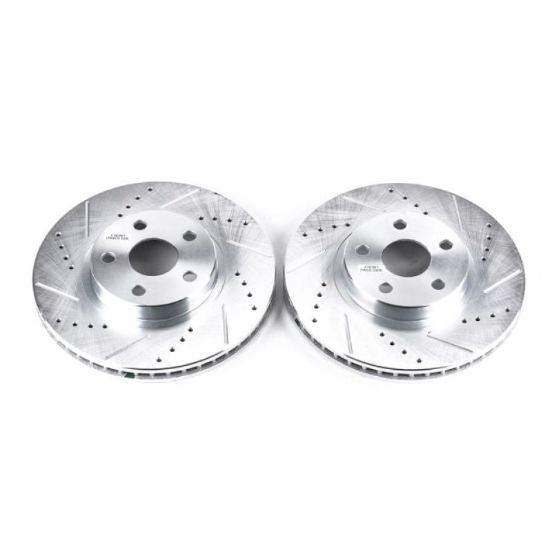 PowerStop Power Stop 03-08 Pontiac Vibe Front Evolution Drilled & Slotted Rotors - Pair
