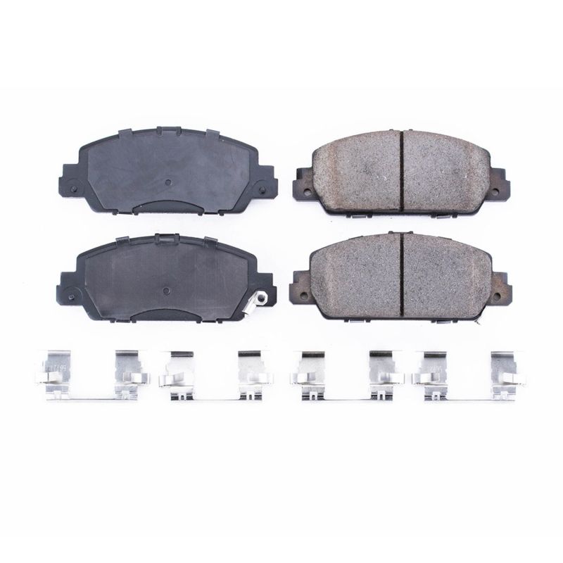PowerStop Power Stop 13-19 Honda Accord Front Z17 Evolution Ceramic Brake Pads w/Hardware