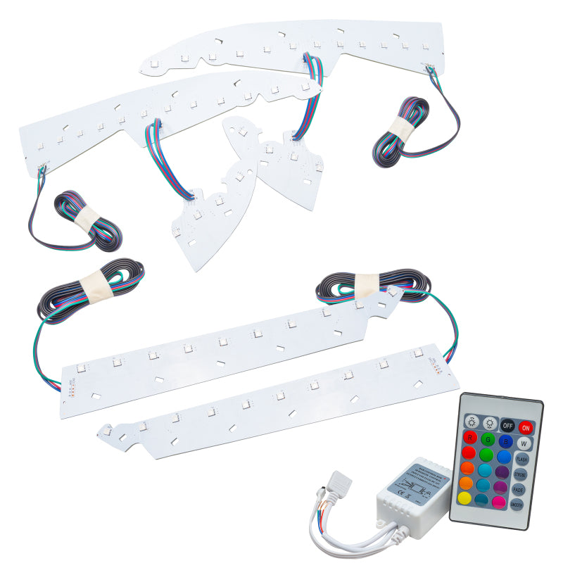 ORACLE Lighting Oracle 14-15 GMC Sierra Headlight DRL Upgrade Kit - ColorSHIFT w/ Simple Controller