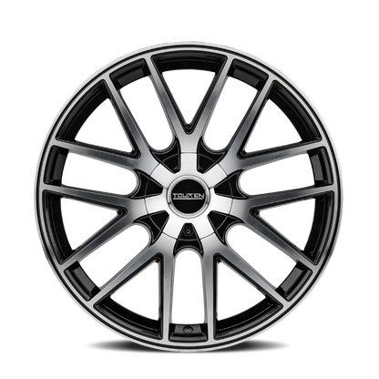 Touren 3260 TR60 17x7.5 / 4x100/114.3 BP / 42mm Offset / 67.1mm Hub Gloss Black Machined Wheel