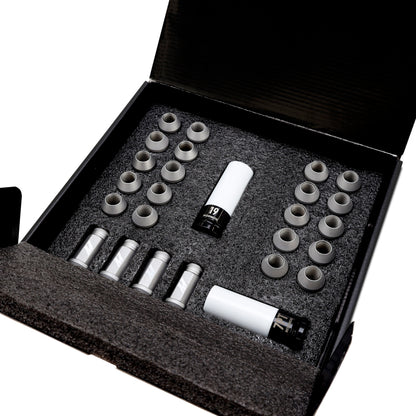 Mishimoto Steel Locking Lug Nuts M14x1.5 24pc Set Black