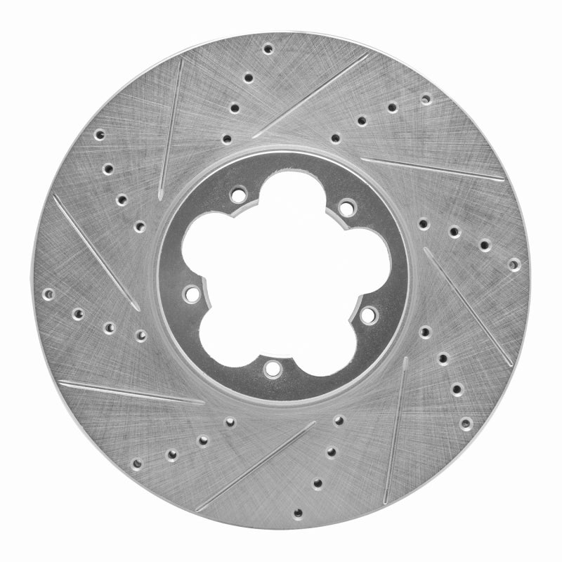 R1 Concepts R1 14-19 Ford Transit (Mexico) Front Left Drilled & Slotted Silver Brake Rotor
