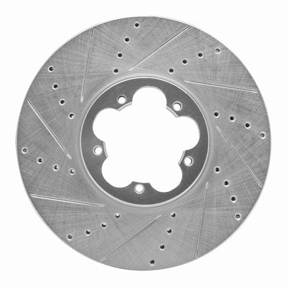 R1 Concepts R1 14-19 Ford Transit (Mexico) Front Left Drilled & Slotted Silver Brake Rotor