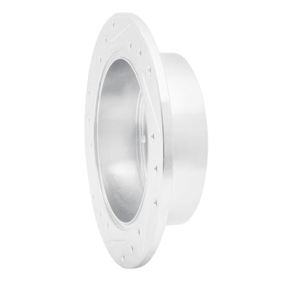 R1 Concepts R1 01-10 Hyundai TUCSON Rear Right Drilled & Slotted Silver Brake Rotor