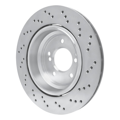 DFC 06-08 BMW Z4 Left Rear Drilled Hi-Carbon Alloy Geomet Coated Rotor