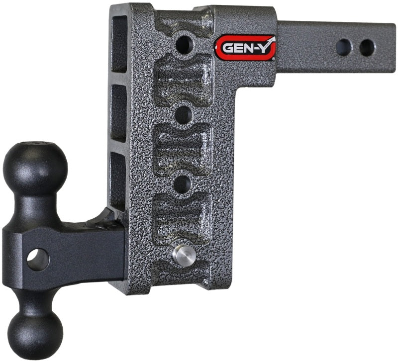 GEN-Y Hitch Gen-Y Mega Duty 2in Shank 7.5in Drop 2K TW 16K Hitch w/GH-051 Dual-Ball