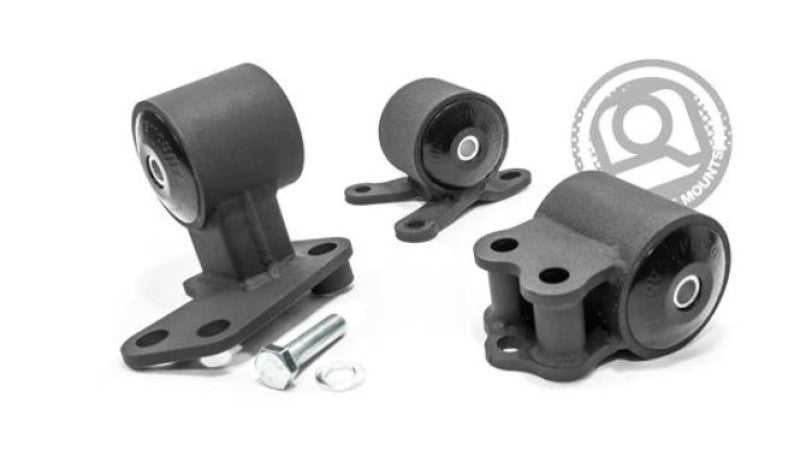 Innovative Mounts Innovative 92-95 Civic B/D Series Black Steel Mounts 60A Bushings (Auto to Manual Hydro 3 Bolt)