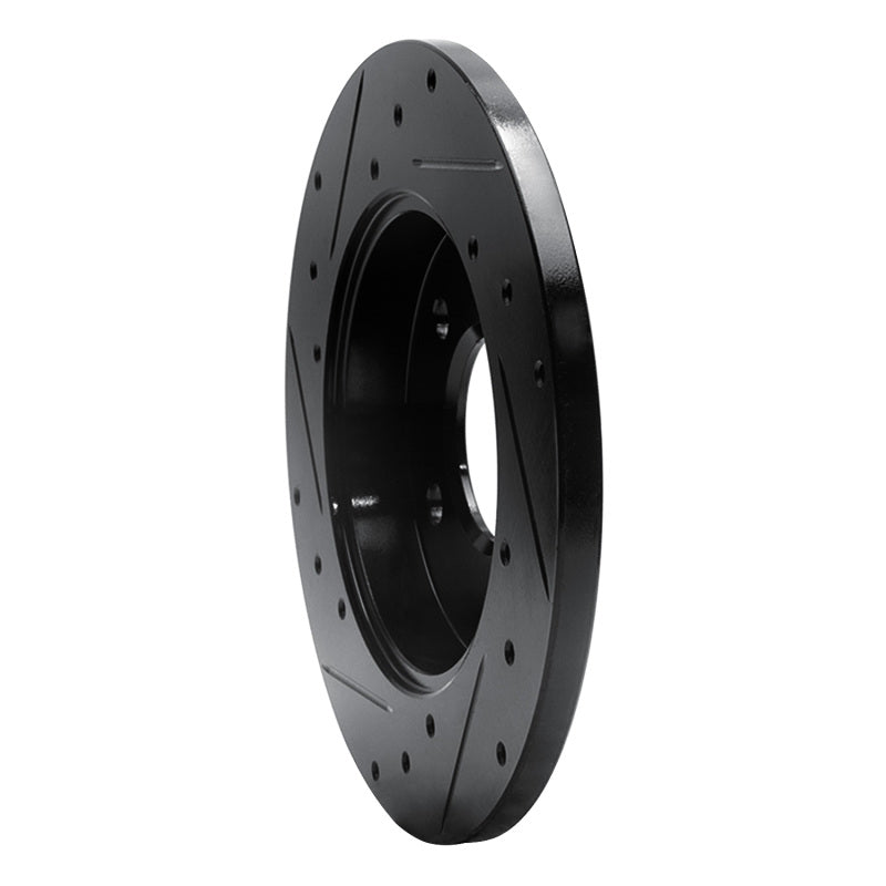 R1 Concepts R1 04-16 Buick Allure Rear Right Drilled & Slotted Black Brake Rotor