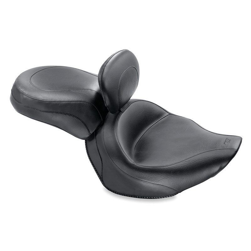 Mustang Motorcycle Mustang 06-15 Yamaha Roadliner, Stratoliner Wide Touring Recessed Passenger Seat - Black