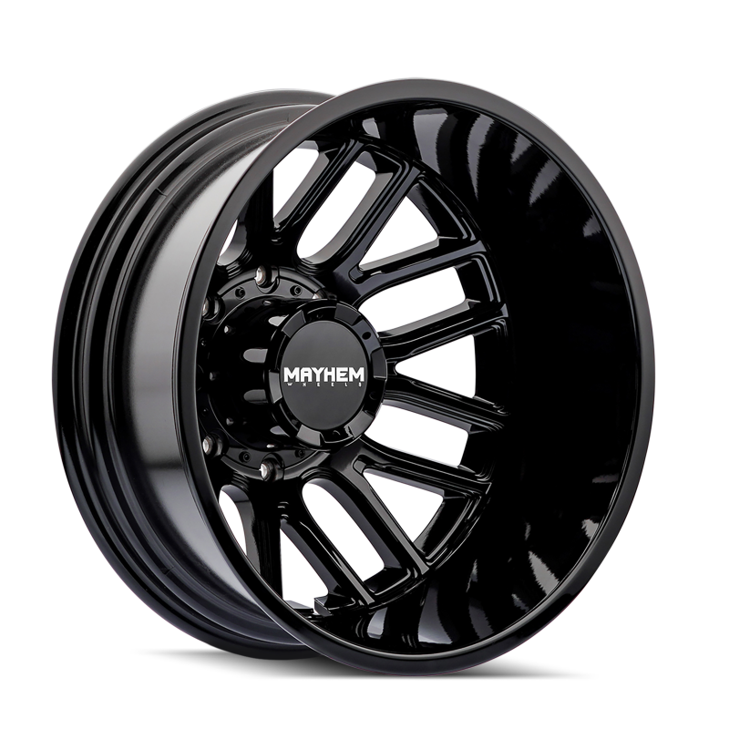 Mayhem 8107D Cogent Dually 17x6.5 8x200 BP -142mm Offset 142mm Bore Gloss Black
