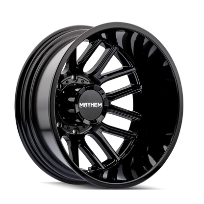 Mayhem 8107D Cogent Dually 17x6.5 8x200 BP -142mm Offset 142mm Bore Gloss Black
