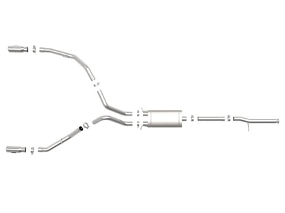 aFe Apollo GT Series 3 IN 409 SS Cat-Back Exhaust System w/ Polish Tip GM Sierra 1500 09-18