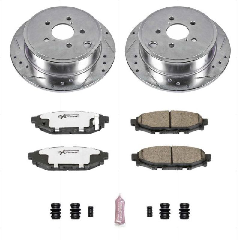 PowerStop Power Stop 13-16 Subaru BRZ Rear Z26 Street Warrior Brake Kit