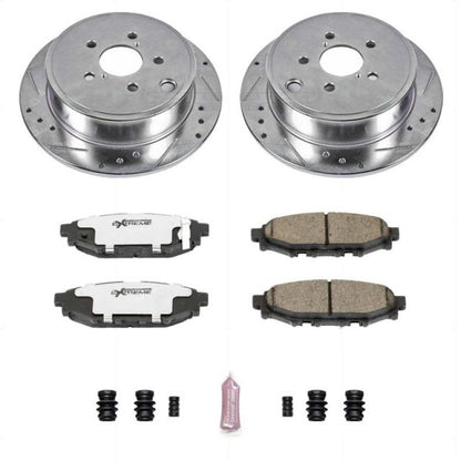 PowerStop Power Stop 13-16 Subaru BRZ Rear Z26 Street Warrior Brake Kit