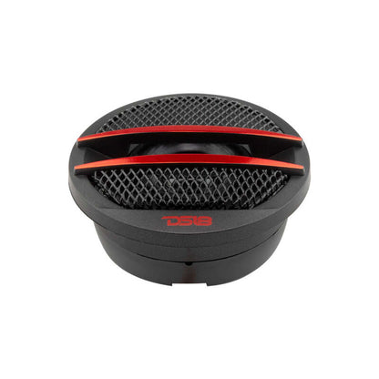 DS18 1.38in Dome Tweeters 25 Watts RMS 0.5in Pei Vc 4 ohm Red