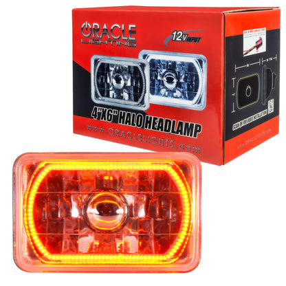 ORACLE Lighting Oracle Pre-Installed Lights 4x6 IN. Sealed Beam - Amber Halo