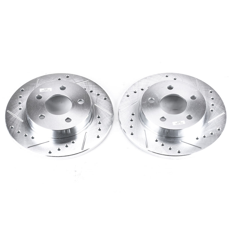 PowerStop Power Stop 05-08 Chevrolet Cobalt Rear Evolution Drilled & Slotted Rotors - Pair