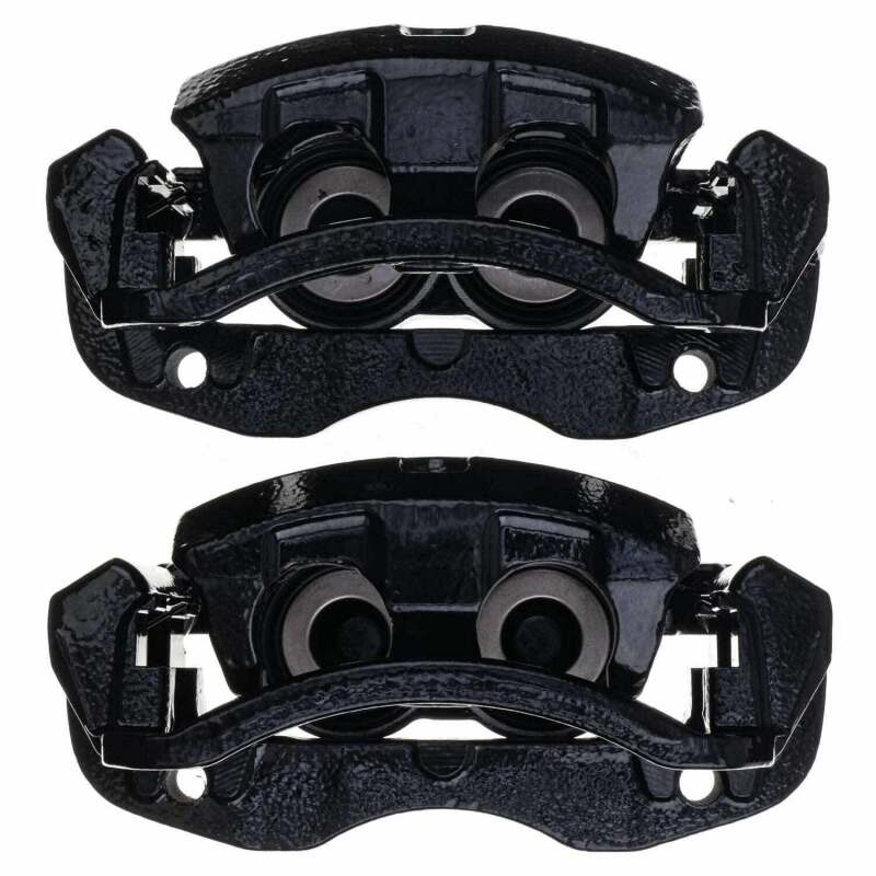 PowerStop Power Stop 00-05 Ford Excursion Rear Black Caliper - Pair w/Bracket