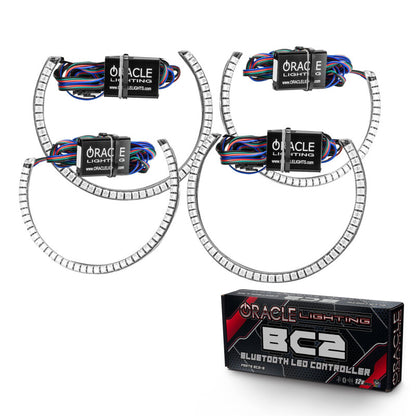 ORACLE Lighting Oracle Dodge Challenger 08-14 LED Waterproof Halo Kit - ColorSHIFT w/ BC1 Controller