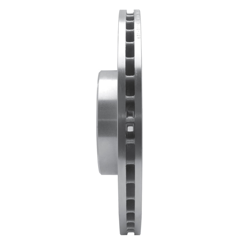 R1 Concepts R1 07-18 BMW X5 Front Left Drilled & Slotted Silver Brake Rotor