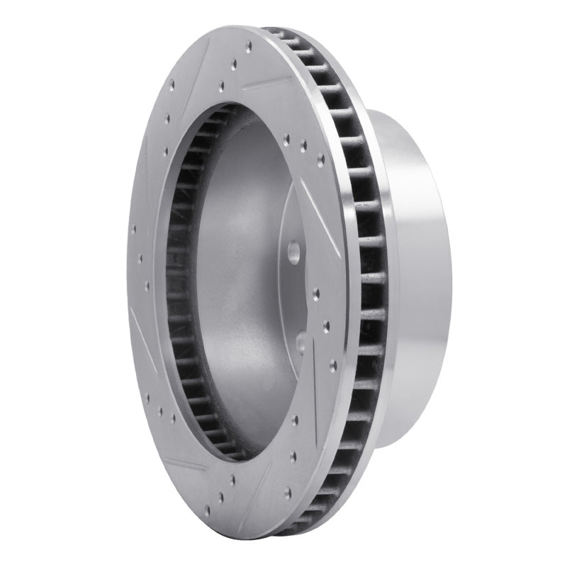 R1 Concepts R1 00-02 Dodge Ram 3500 Front Right Drilled & Slotted Silver Brake Rotor