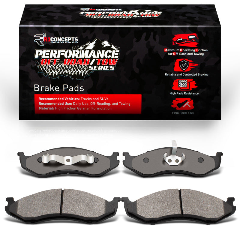 R1 Concepts R1 90-06 Jeep Wrangler Front Off-Road/Tow Brake Pads