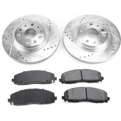 PowerStop Power Stop 18-19 Jeep Wrangler Front Z23 Evolution Sport Brake Kit
