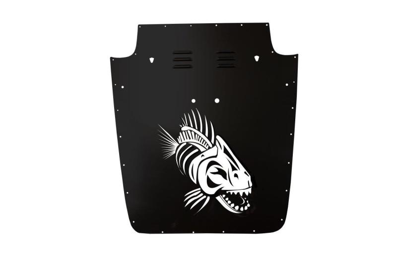 Fishbone Offroad 97-02 Jeep JK Jeep Wrangler Hood Louver - Black