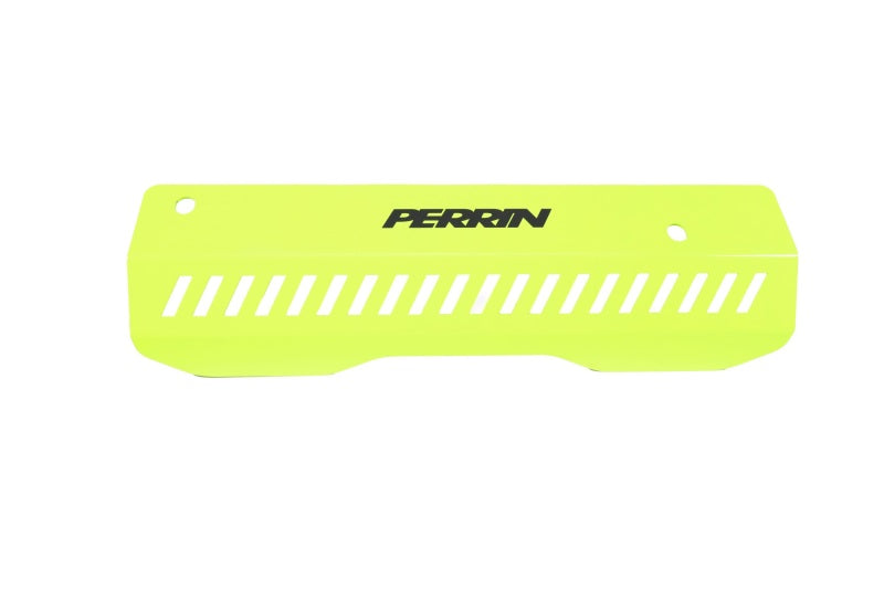 Perrin Performance PERRIN 22-26 Subaru WRX Pulley Cover - Neon Yellow (SHORT - For Use w/PERRIN AOS)