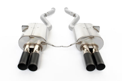 Dinan 08-13 BMW M3 (E92/E93) Free Flow Axleback Exhaust System - Black Tips