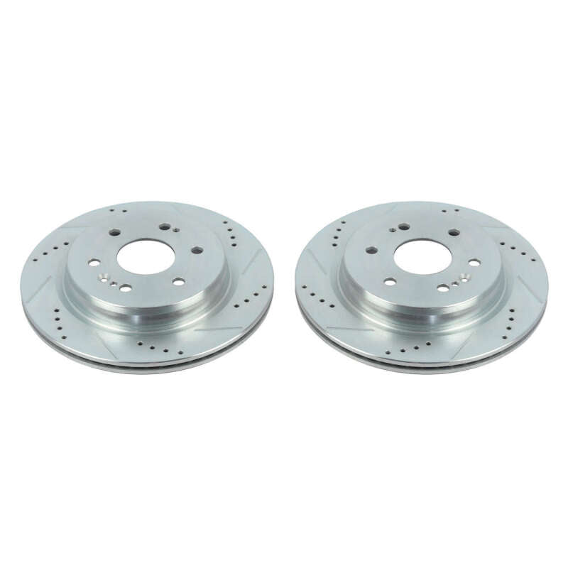 PowerStop Power Stop 19-20 Chevrolet Silverado 1500 Rear Evolution Drilled & Slotted Rotors - Pair