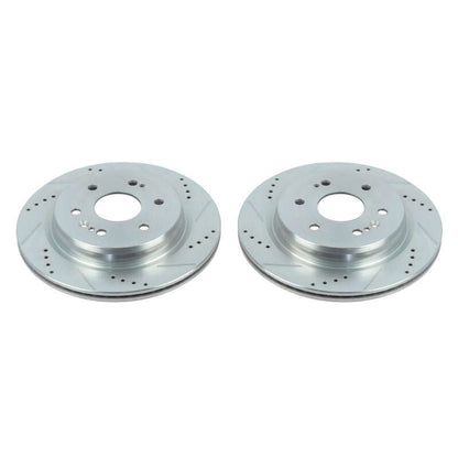 PowerStop Power Stop 19-20 Chevrolet Silverado 1500 Rear Evolution Drilled & Slotted Rotors - Pair