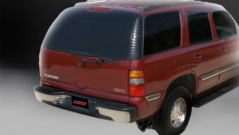 CORSA Performance Corsa 2001-2006 Chevrolet Tahoe 5.3L V8 3in Cat-Back Single Side w Twin 4in Black Pro-Series Tips