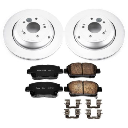 PowerStop Power Stop 12-15 Scion iQ Front Z17 Evolution Geomet Coated Brake Kit