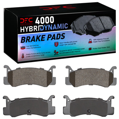 DFC 87-95 Mercury Tracer Rear 4000 Hybridynamic Brake Pads