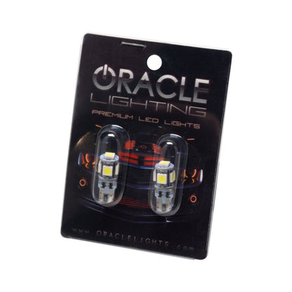 ORACLE Lighting Oracle T10 5 LED 3 Chip SMD Bulbs (Pair) - Cool White