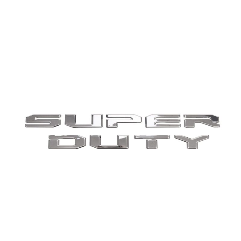 Putco 2023 Ford Super Duty Hood Lettering Ford Lettering Emblems (Stainless Steel)