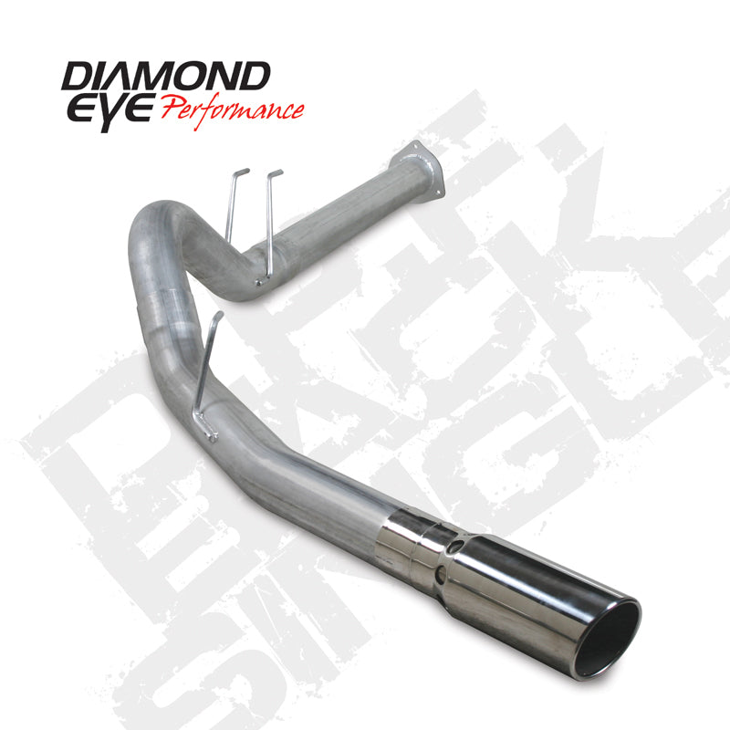 Diamond Eye Performance Diamond Eye KIT 4in DPF BACK Single AL: 2011 FORD 6.7L PWRSTROKE F250/F350