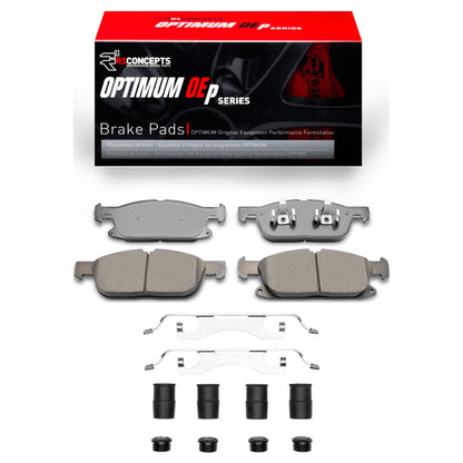 R1 Concepts R1 15-25 Ford Edge Front Optimum OE Pads & Hardware Kit