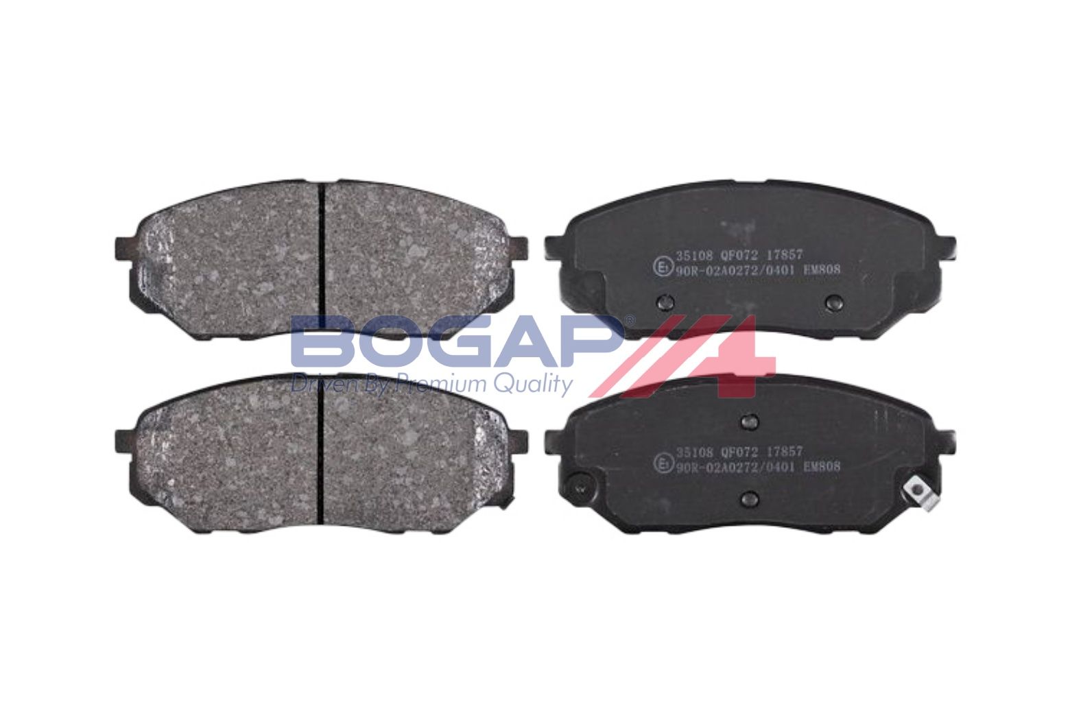BOGAP Y8210251 Brake Pad Set, Disc Brake | ML Performance Car Parts