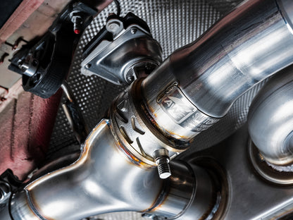 AWE Tuning BMW F8X M3/M4 SwitchPath Cat-Back Exhaust - Diamond Black Tips